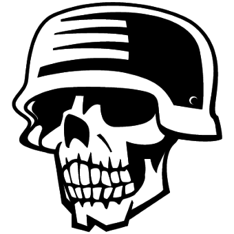 Soldier Skull Vector | 123Freevectors