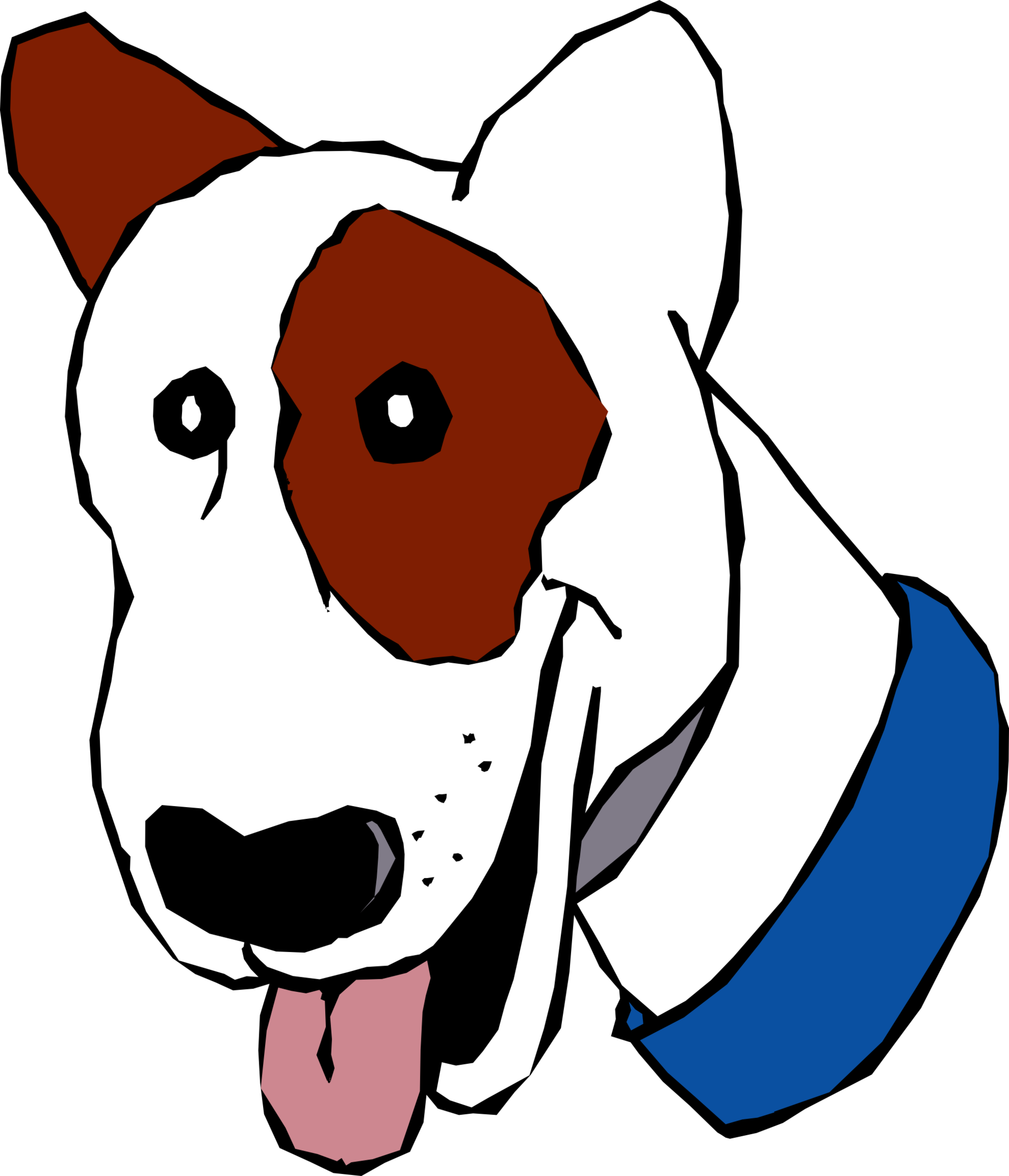 Cartoon Dog Head Clipart - Free to use Clip Art Resource