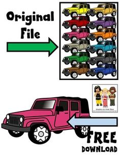 Dog jeep clipart