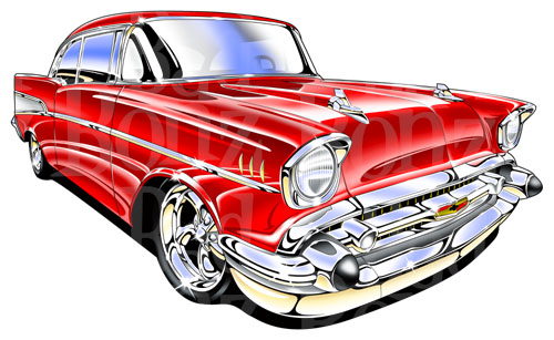 57 Chevy Clipart