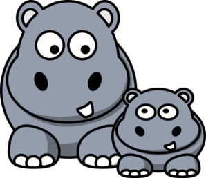 Hippo clipart free