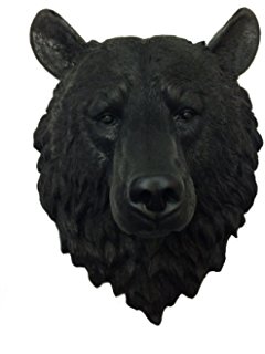 Amazon.com: Black Ram Head Wall Mount With Gold Horns - Faux ...