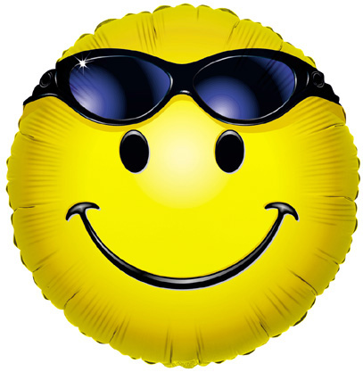 Smiley Face Icon With Glasses - ClipArt Best