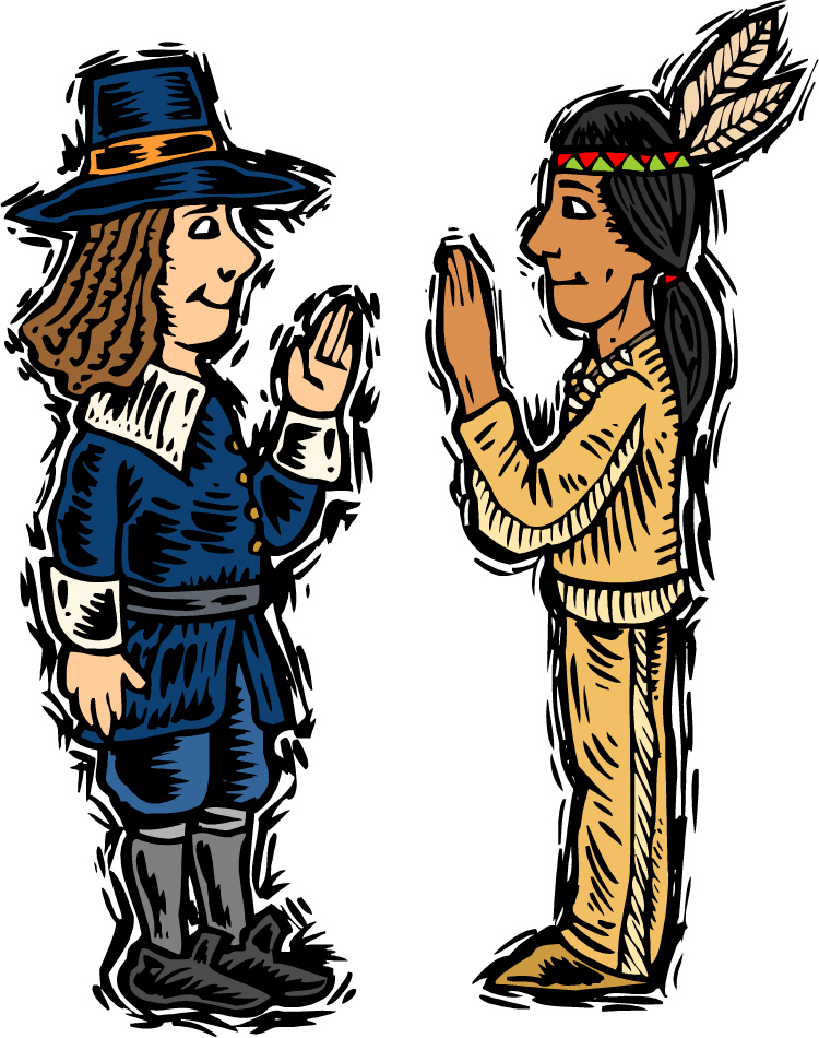 Native american school clipart