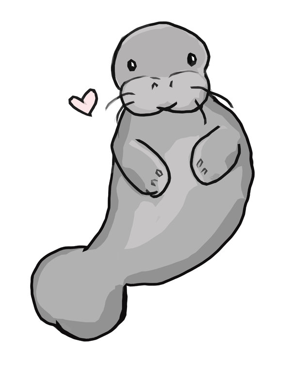 Manatee Clip Art - Clipartion.com