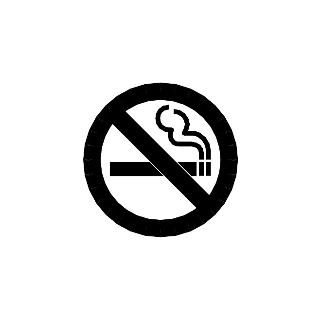 NO SMOKING AREA VECTOR SYMBOL - Download at Vectorportal