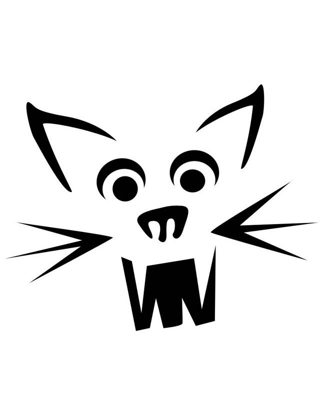 Cat Face Coloring Page - ClipArt Best