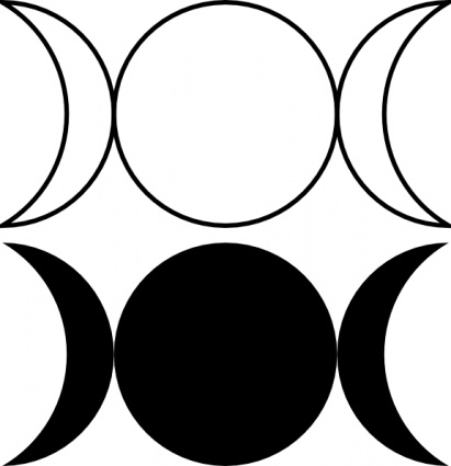 Moon Phases Clipart