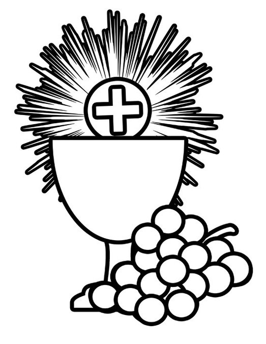 Holy Communion Cup Clipart Black And White Clipart - Free to use ...