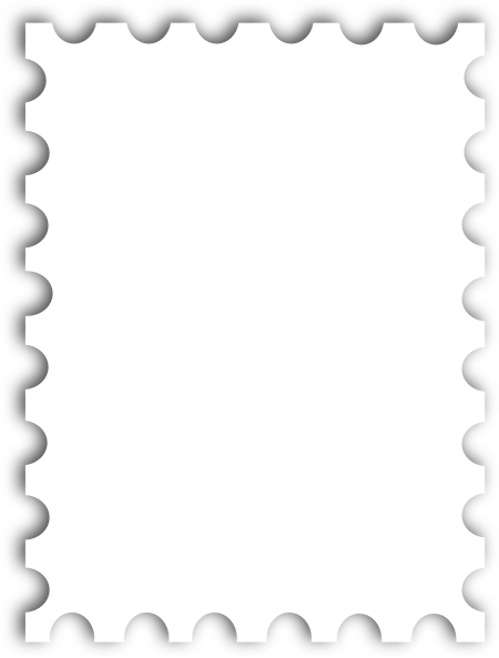 Blank Postage Stamp Template Kb Clip Art - vector ...