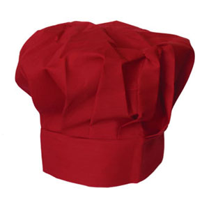 13" Tall Red Chef Hat - CHEF'S HATS - CHEF UNIFORMS & SERVER ...