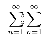 math mode - Customized summation symbol - TeX - LaTeX Stack Exchange