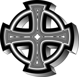 Celtic Cross clip art - vector clip art online, royalty free ...