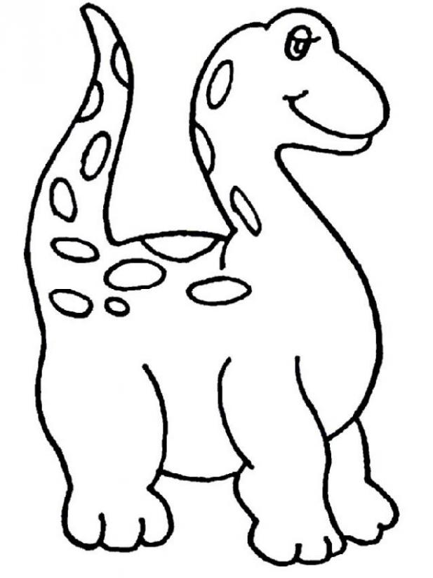 Brachiosaurus, Brontosaurus and Diplodocus coloring pages - Baby ...