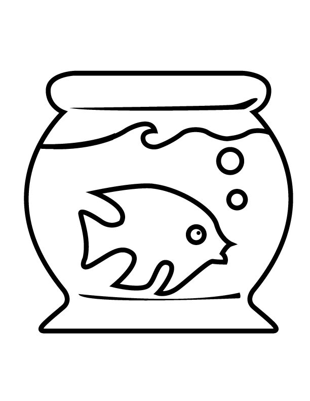 Fish Tank 0106 Printable Coloring In Pages For Kids Number ...