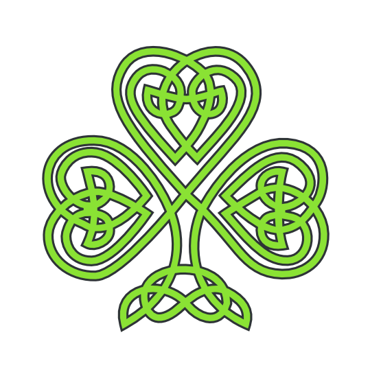 Celtic Shamrock Treehugger Peace Saint Patricks Day Flower Weed ...