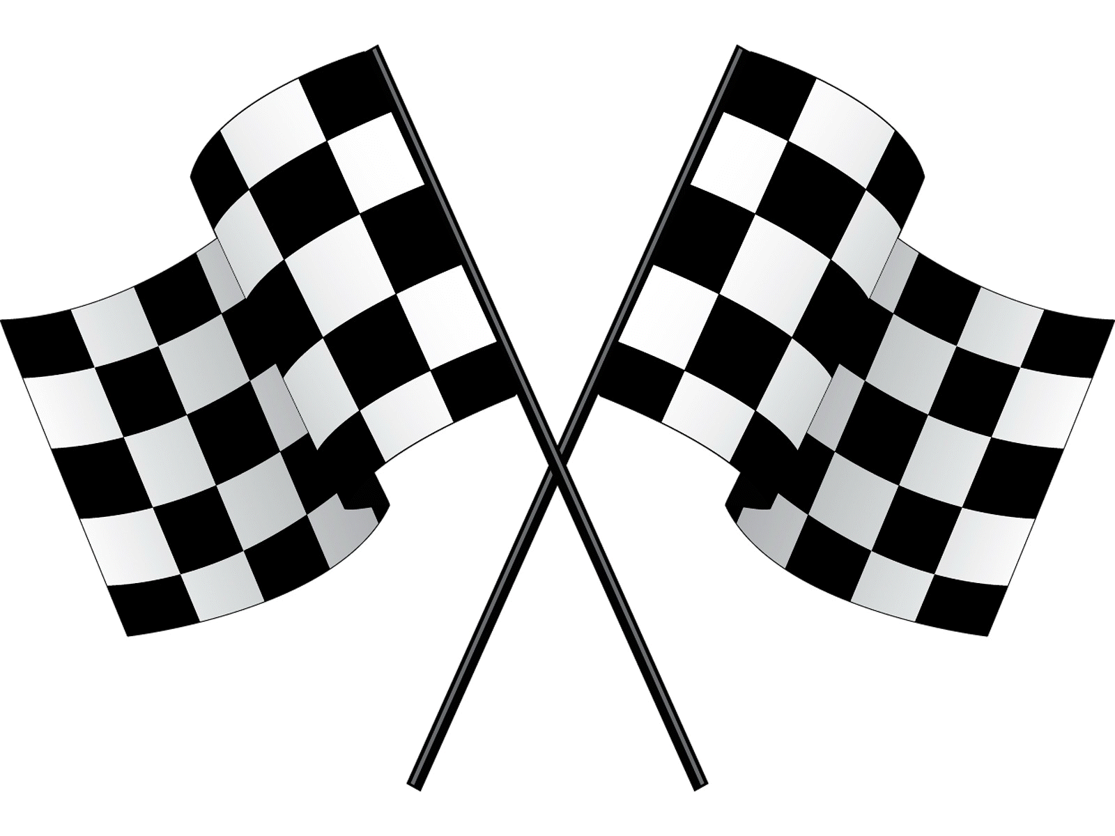 Checkered Flag Logo - ClipArt Best