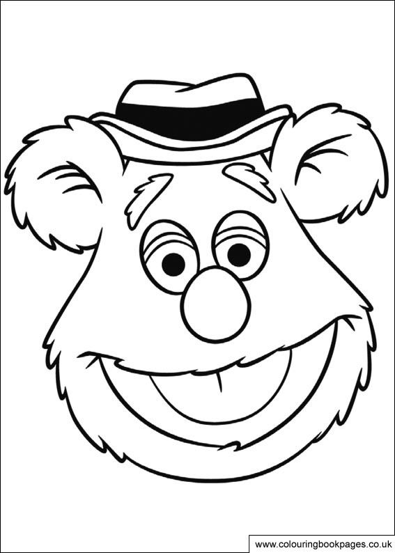 Miss piggy, Kermit and Colouring pages