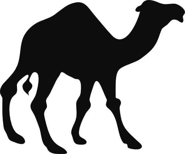 Walking Camel Clip Art - vector clip art online ...