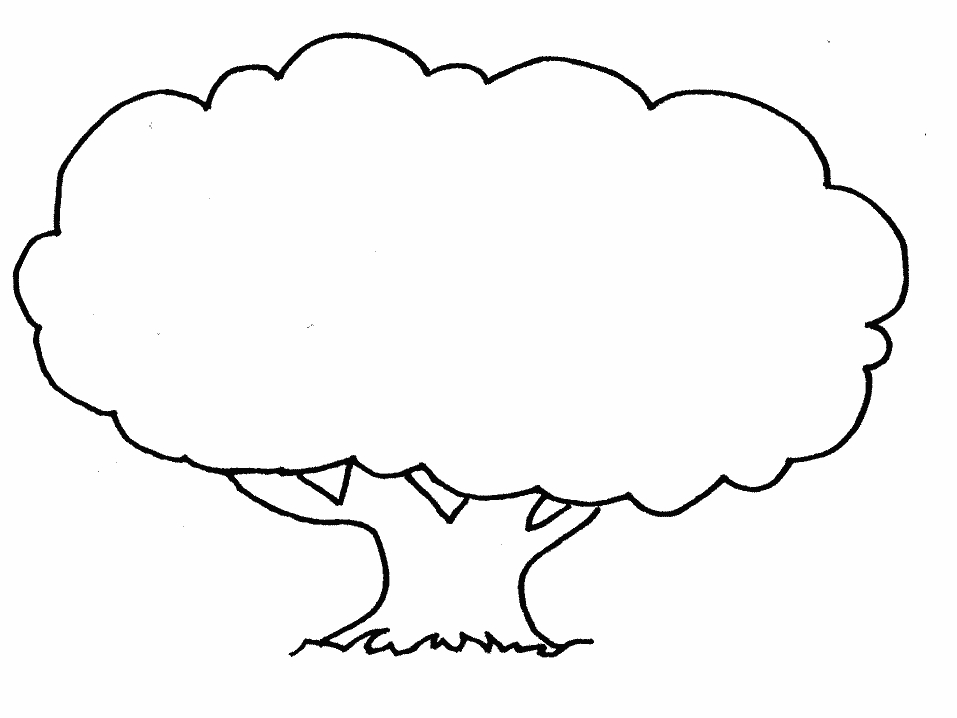 Tree Outline Printable Clipart Best