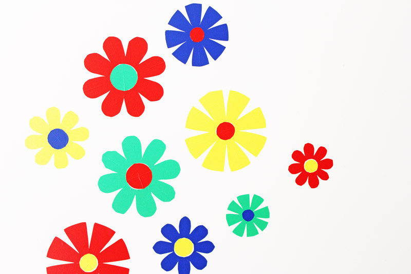 Flower Power DIY Wall Decals - Babble Dabble Do