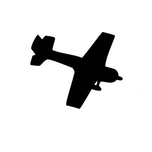 Silhouette Plane Clip Art | Free Vector Download - Graphics ...