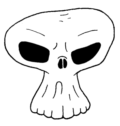 Evil Skull Cartoon - ClipArt Best