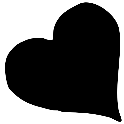 Black heart 49 icon - Free black heart icons