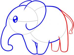 Animals - How to Draw an Elephant for Kids