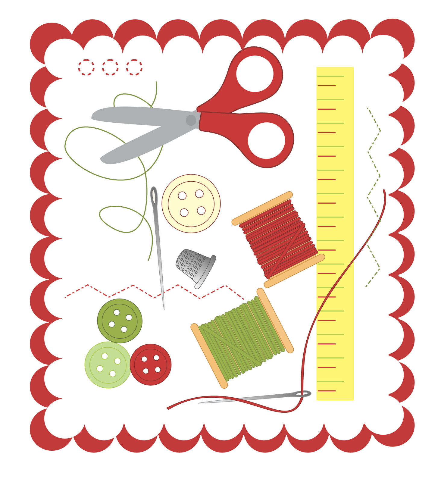 Sewing clip art free