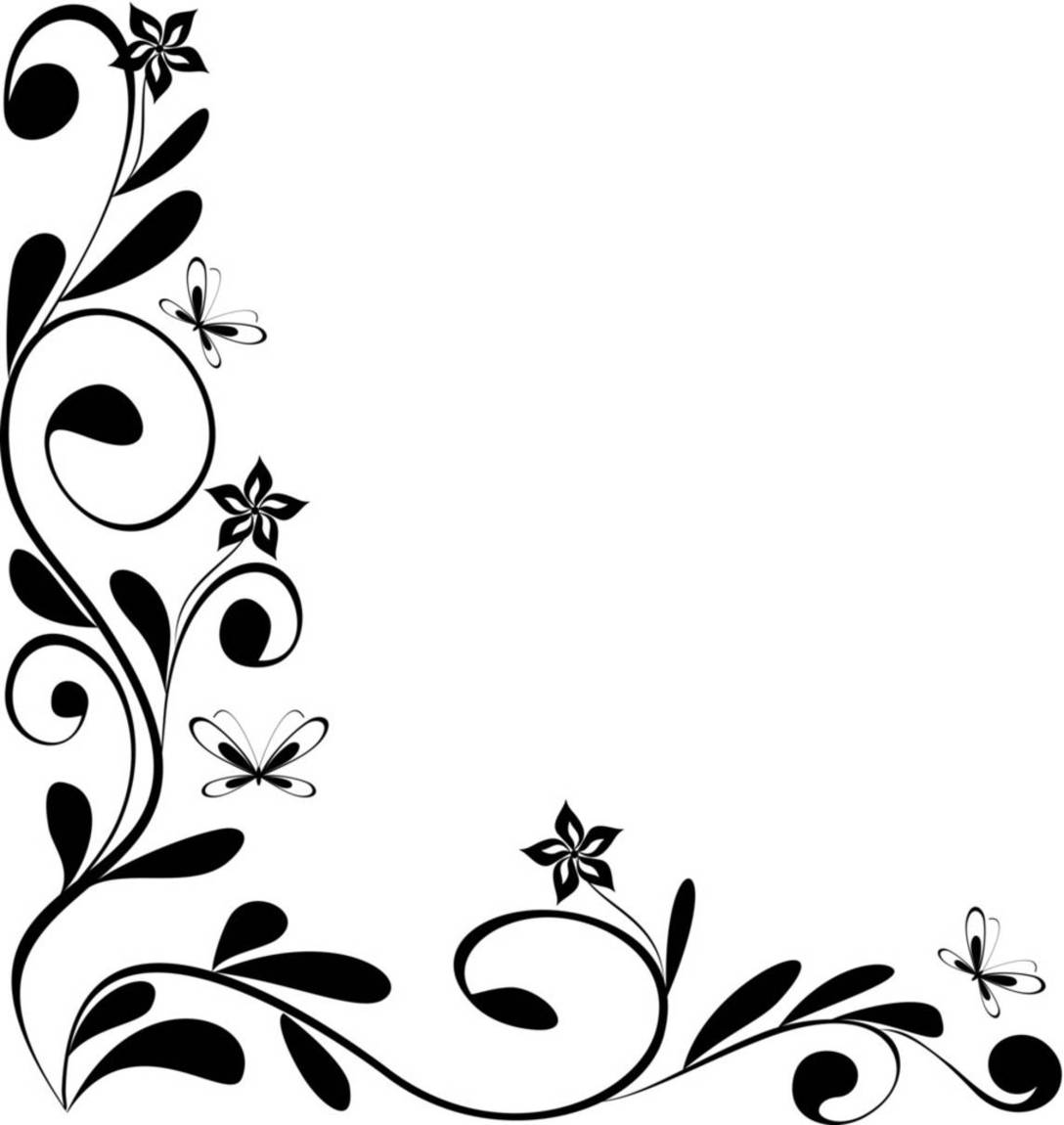 Simple Corner Page Borders Clipart - Free to use Clip Art Resource