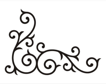 Corner Swirl Designs Clip Art - ClipArt Best