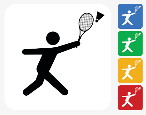 Men's Badminton Clip Art, Vector Images & Illustrations