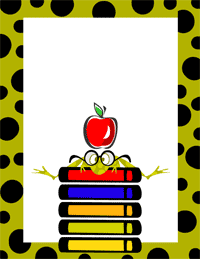 Free border clipart for teachers