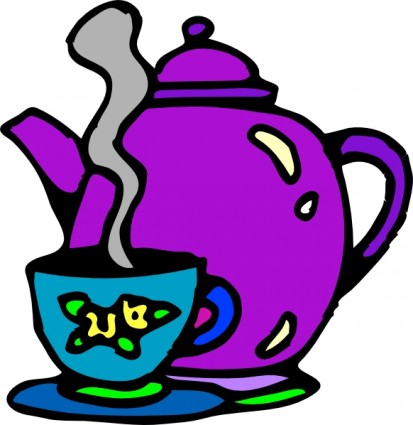 Tea Kettle And Cup Clipart