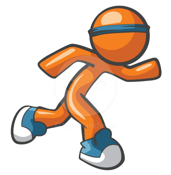 Person Jogging Clipart