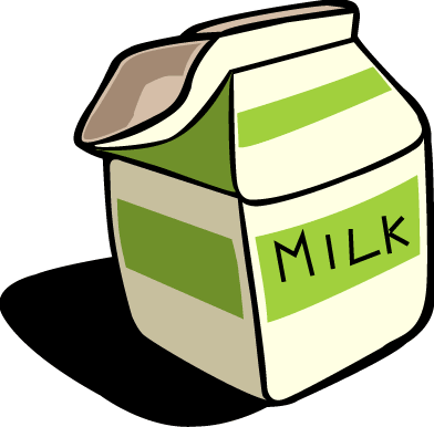 Milk carton clip art