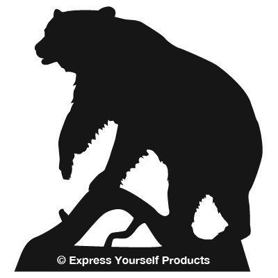 Bear Silhouette | Moose Decor ...