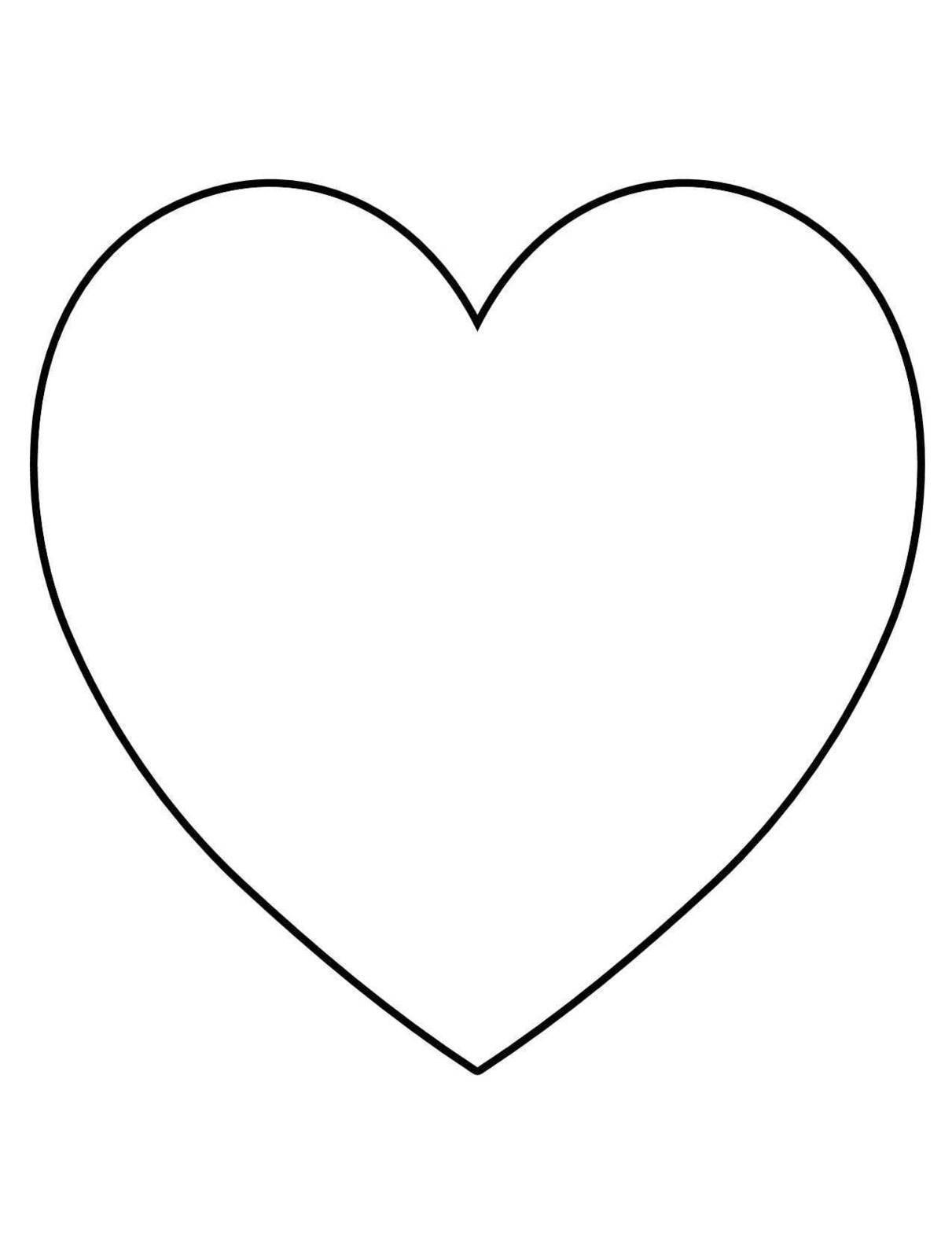 Heart Card Template ClipArt Best