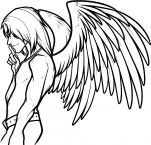 How to Draw an Angel Boy, Angel Man, Step by Step, Fantasy ...