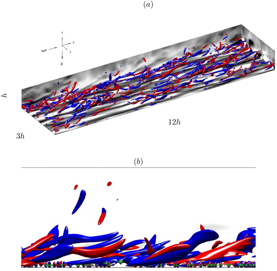 Direct numerical simulation of horizontal open channel flow with ...