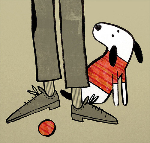 Dog Illustrations by Jared Chapman - Dog Milk