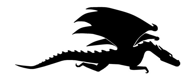 Dragon Silhouette by Azure-Sky on DeviantArt