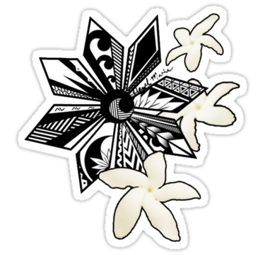 Sun & Stars Tribal Rendition" Stickers by H S | Redbubble