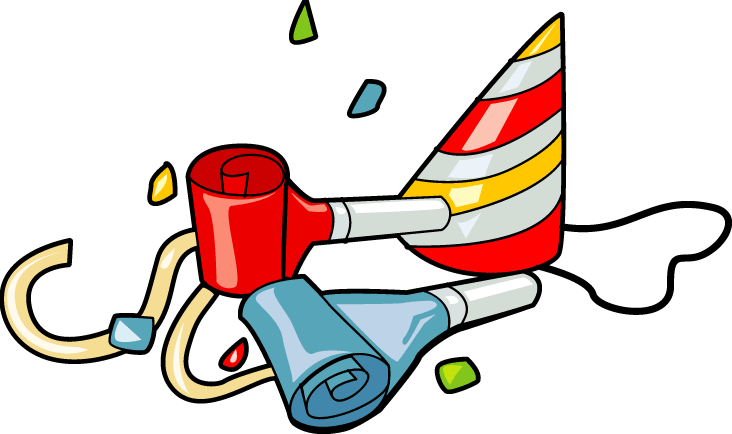 Birthday Party Decorations Clipart