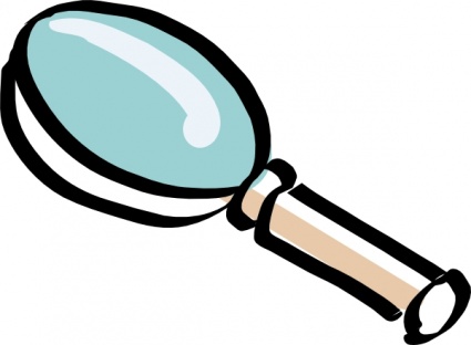 Magnifying glass clipart for kids