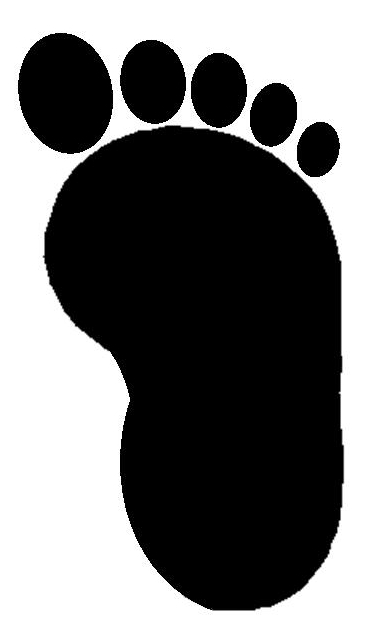 baby footprint template printable