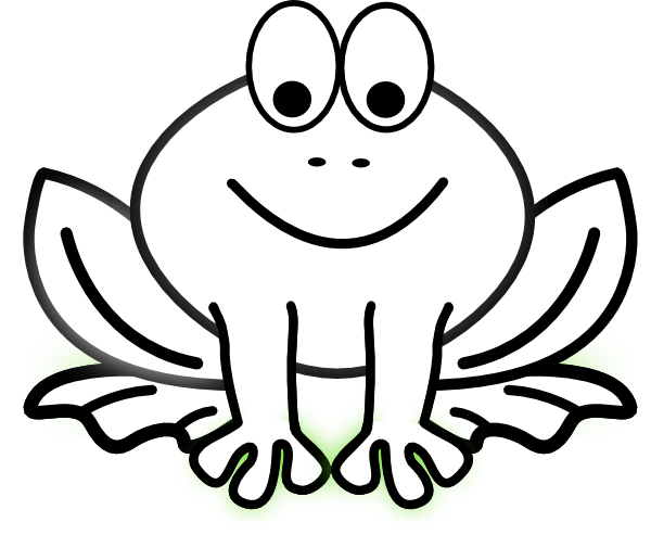 Best Photos of Frog Outline Template - Frog Outline Coloring Page ...
