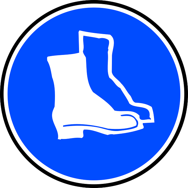 SIGN, BLUE, SYMBOL, FEET, SAFETY, FOOT, SIGNS, SYMBOLS - Public ...