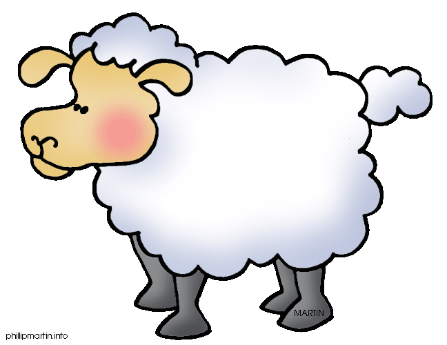 Black happy sheep clip art free clipart images 2 - Clipartix